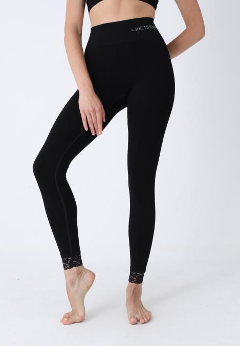 Colant Dama Modelator Lung Cu Dantela,Culoare Negru ,Engros